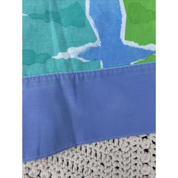 2 Cannon? Pillowcases Standard Cotton Blend Watercolor Print Percale Pair - Picture 4 of 5